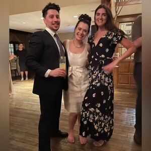 Free People Wrap Maxi Dress sz M Floral Print